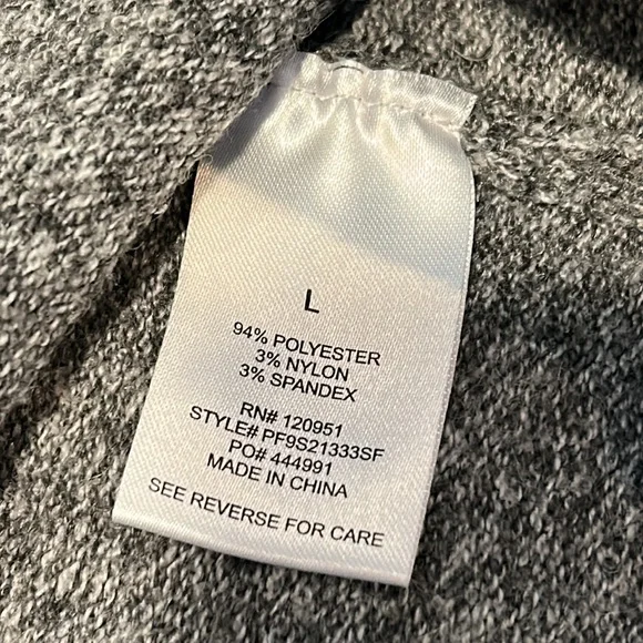 Pinque Burnt Orange, Cream, Gray Gina Crew Neck Sweater Women’s Large - Picture 3 of 7